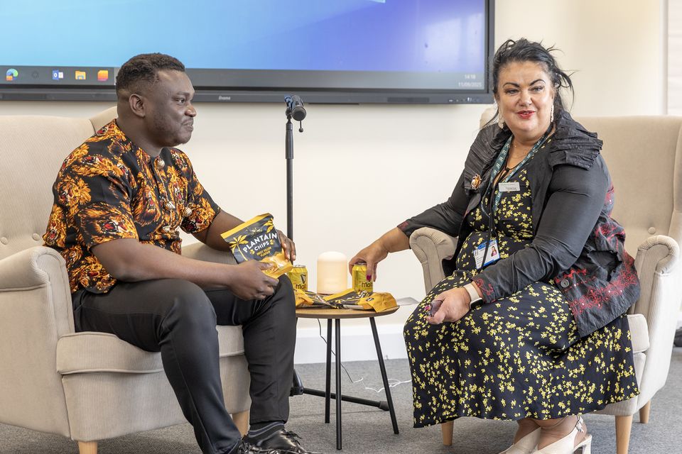 Chidi Omolu (Staff Nurse SUH) Teresa Donnelly (Director of CNME Sligo, Leitrim and Cavan)